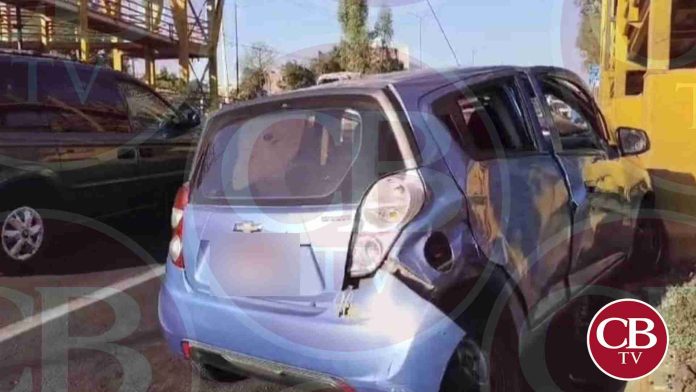 Brutal choque de autos al poniente de Morelia