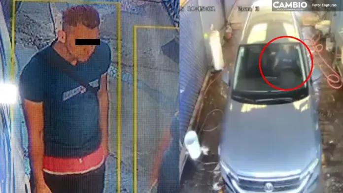 #Video: Lavacoches en su primer día se roba una camioneta