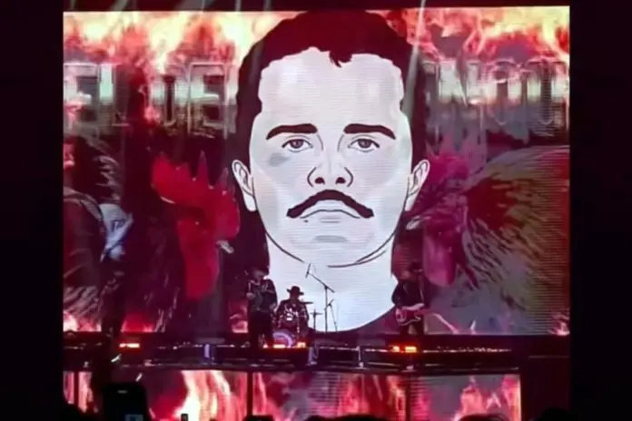 #VIDEO: Banda proyecta imágenes de ‘El Mencho’ durante concierto en Zapopan