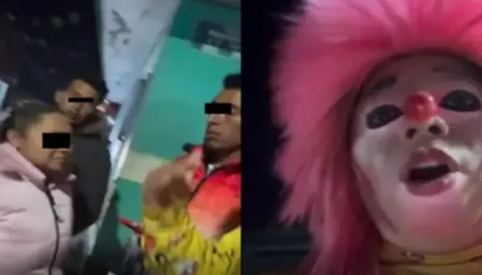 #Video: Amenazan a payaso en Acatzingo por no trabajar gratis; familia no quiso pagar el show