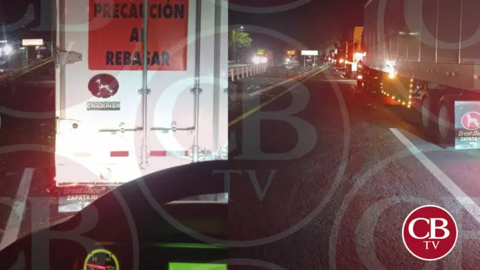 Se registra fuerte accidente de tráileres en la de Occidente México-Guadalajara