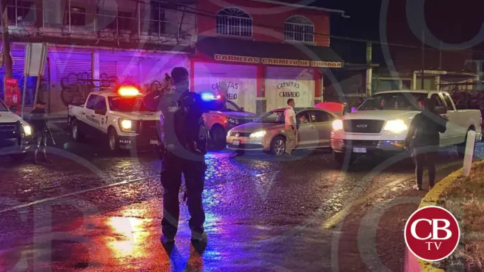 Balacera deja 5 policías heridos en Pátzcuaro