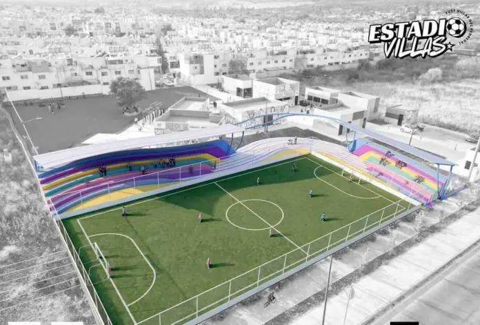 Villas del Pedregal tendrá estadio de fútbol rápido