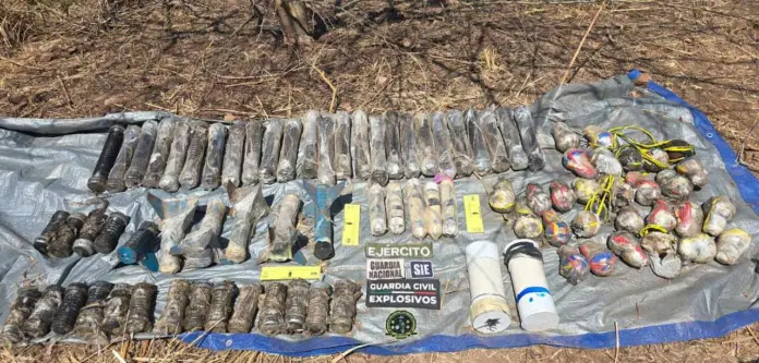 Decomisados 116 explosivos y fusiles en Apatzingán: SSP