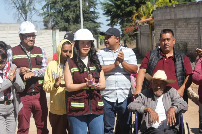 Diana Caballero entrega obra en La Estancia: Queréndaro