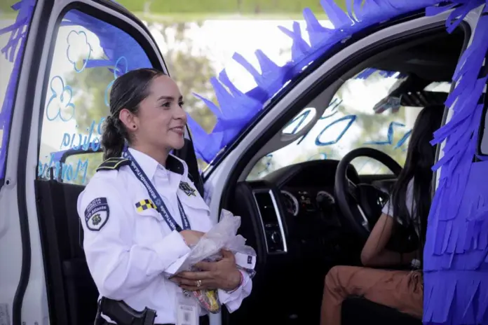 Policía Morelia celebra en grande con niñas y niños, en la Feria de la Niñez 