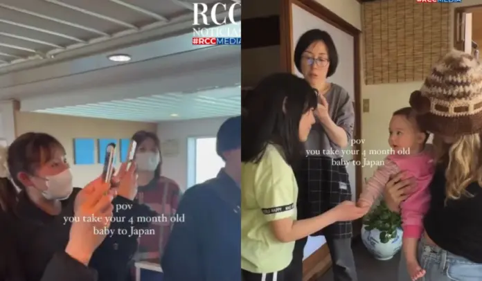 #Video: Extranjera es sorprendida por la atención que estaba recibiendo su bebé en Japón