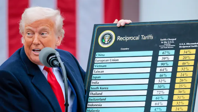 Trump dice que los mercados chinos se hunden y suben sus aranceles un 34 %