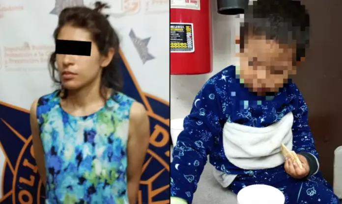Detienen a mujer por abandonar a su hijo de 2 años en Nuevo León