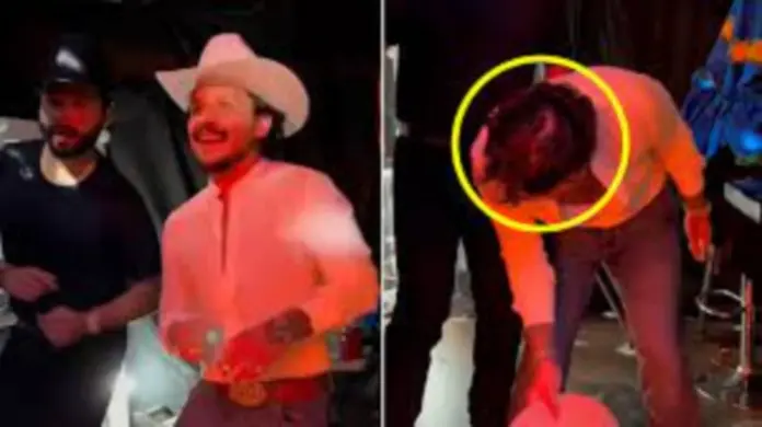 #Video: ¿Christian Nodal se está quedando calvo?