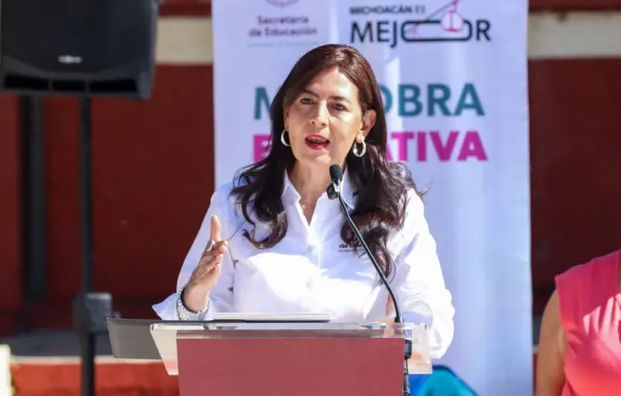 Se vienen grandes proyectos de obra educativa en Morelia y Pátzcuaro: Gaby Molina