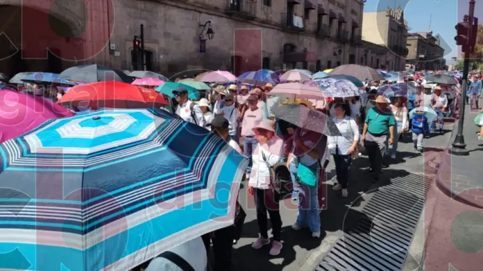 Colapsa Morelia con megamarcha