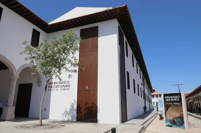 Inauguran Mercado Municipal “Vasco de Quiroga” en Pátzcuaro