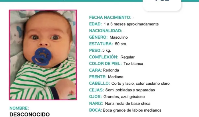 Bebé busca a sus papás en Michoacán