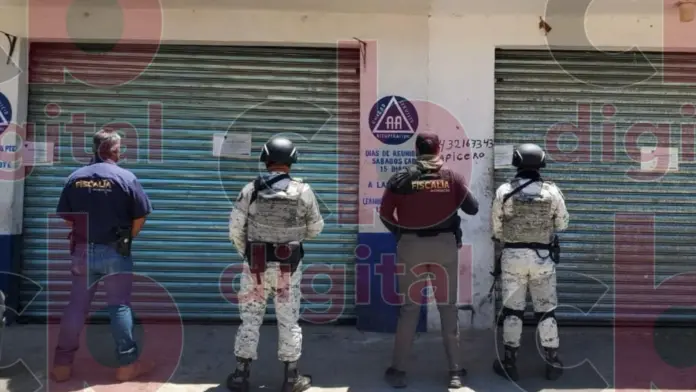 Catea FGE taller mecánico en Zinapécuaro y asegura motocicleta robada