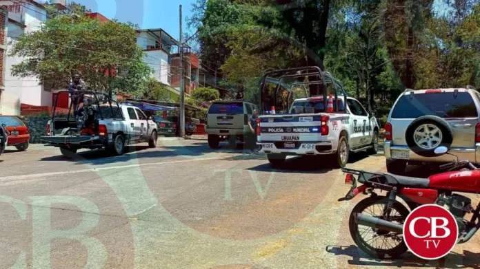 Entre balacera y persecución se escapa un ladrón en Uruapan