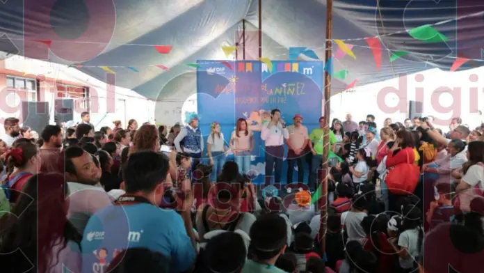 Niñas y niños continúan disfrutando de los festejos que, el Gobierno de Morelia y el DIF Municipal, les han preparado