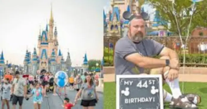 #Imágenes: Hombre celebra su cumpleaños en Disneyland con una divertida sesión de fotos