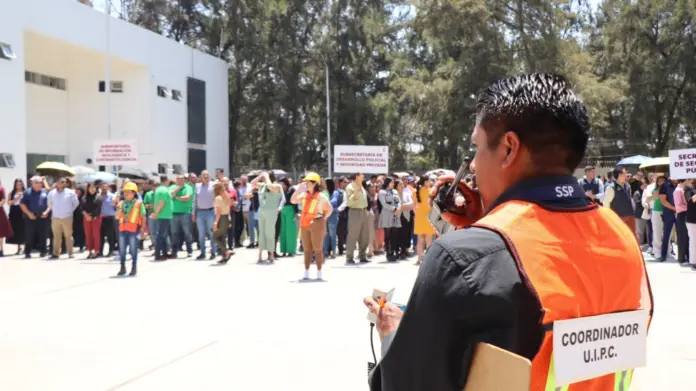 Más de 100 mil personas participaron en Michoacán durante el Simulacro Nacional de Sismo