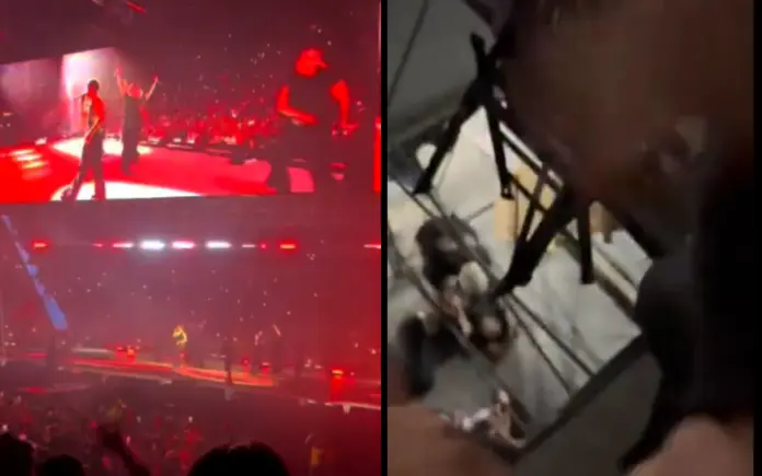 #Video: Tres personas heridas en concierto de Quevedo en CDMX