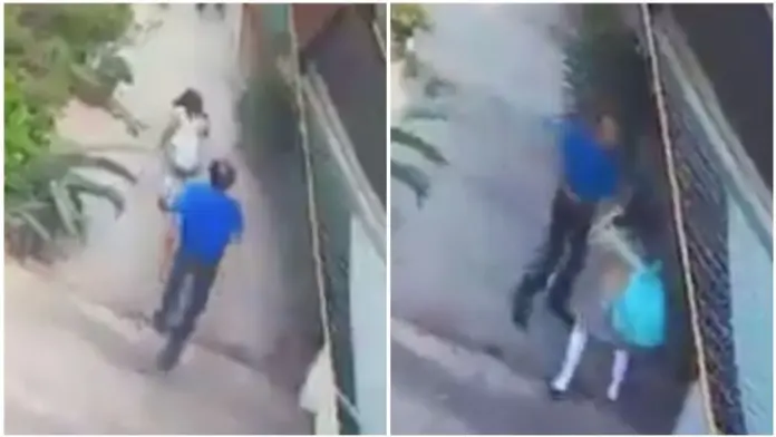 #Video: Linchan a abuelo que trató de abusar de jovencita de secundaria
