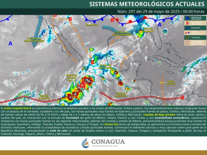 Se pronostican lluvias fuertes a puntuales en varias zonas de Michoacán