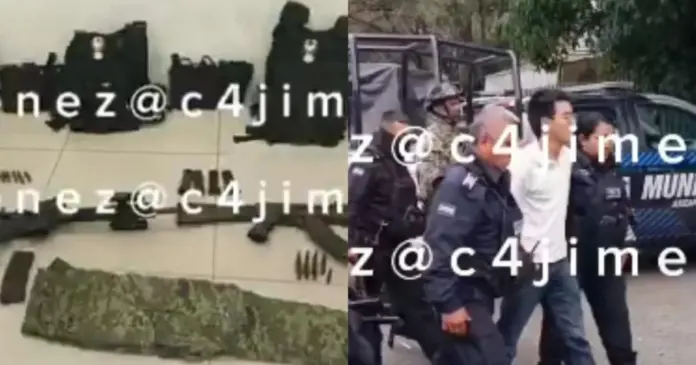 #Video: Es detenido un sicario del CJNG tras golpear a su abuelita