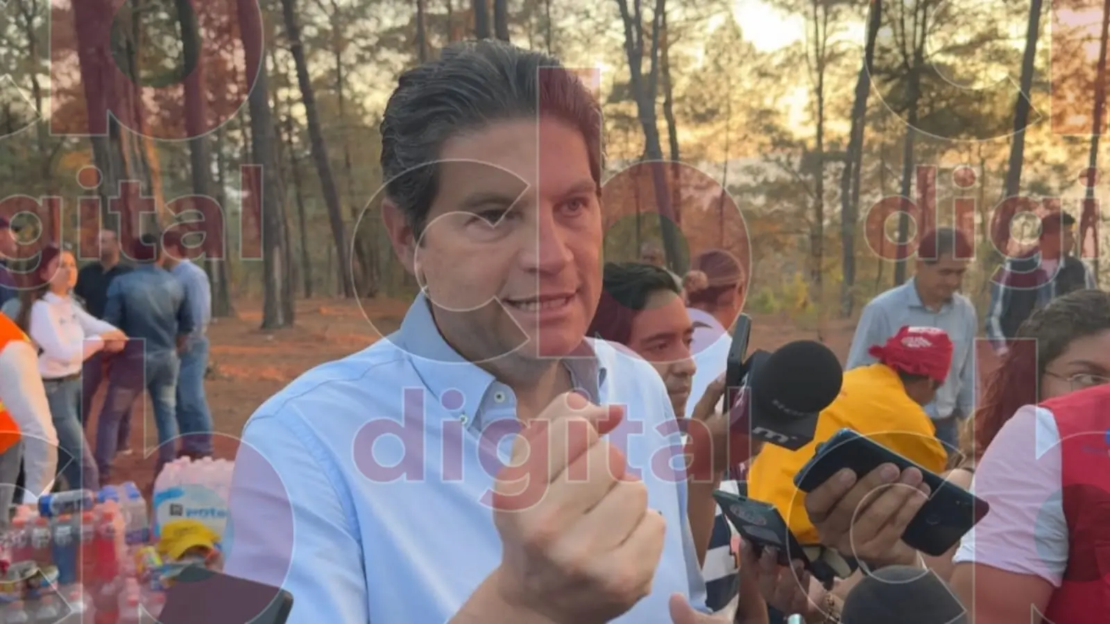 Afirma Alfonso Martínez que los incendios en la Loma de Santa María, son provocados Afirma Alfonso Martínez que los incendios en la Loma de Santa María, son provocados