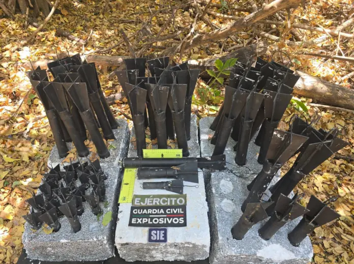 Guardia Civil ha desactivado más de 4 mil explosivos en Michoacán