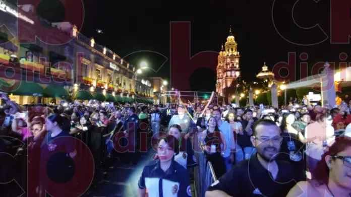 Hubo saldo blanco durante y después del concierto por aniversario de Morelia