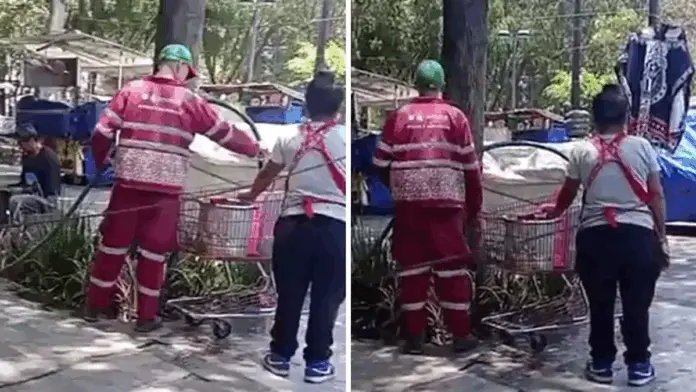#Video: Captan a vendedora en CDMX hirviendo elotes con agua de riego