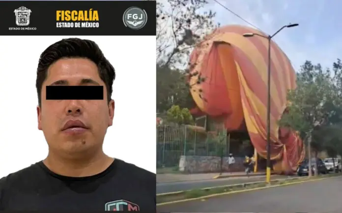 Vinculan a proceso al operador de globo aerostático que cayó cerca de Teotihuacán