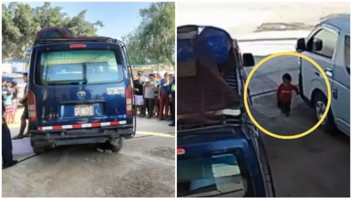 #Video: Niño de un año es aplastado por una combi