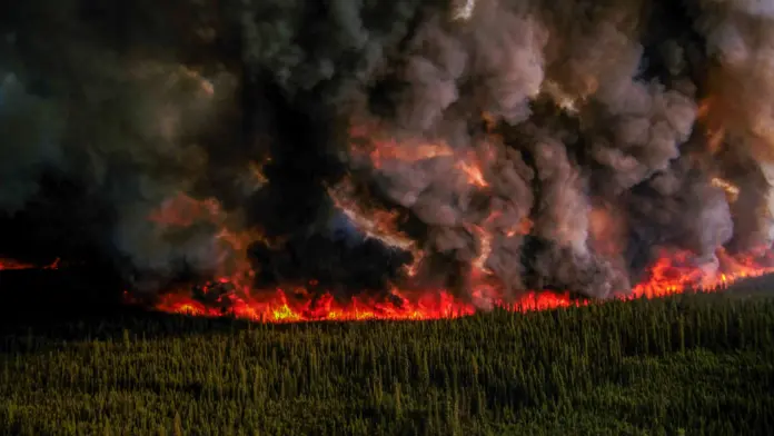 Incendios forestales avanzan en Canadá; el humo llega hasta Estados Unidos y Europa