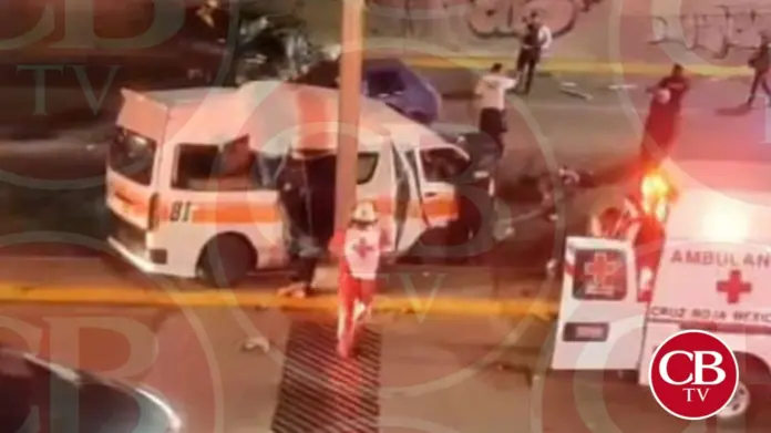 Brutal choque deja 4 heridos en el libramiento de Morelia