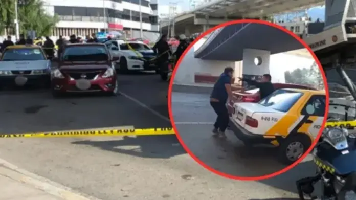 #Video: Riña en Pachuca termina en tragedia; taxista agrede con un arma blanca a un conductor y muere