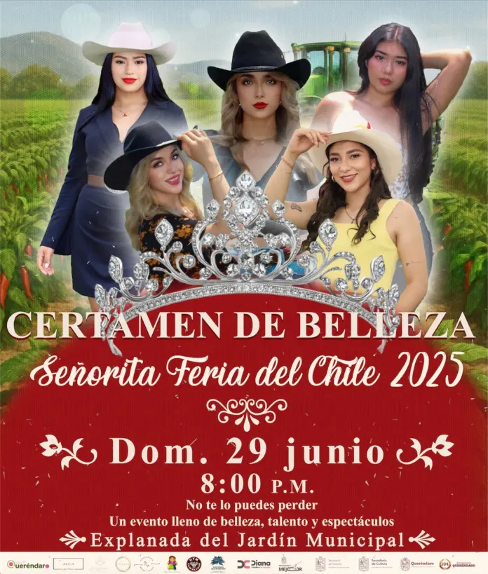Queréndaro se prepara para coronar la identidad y el talento local en la Feria del Chile 2025