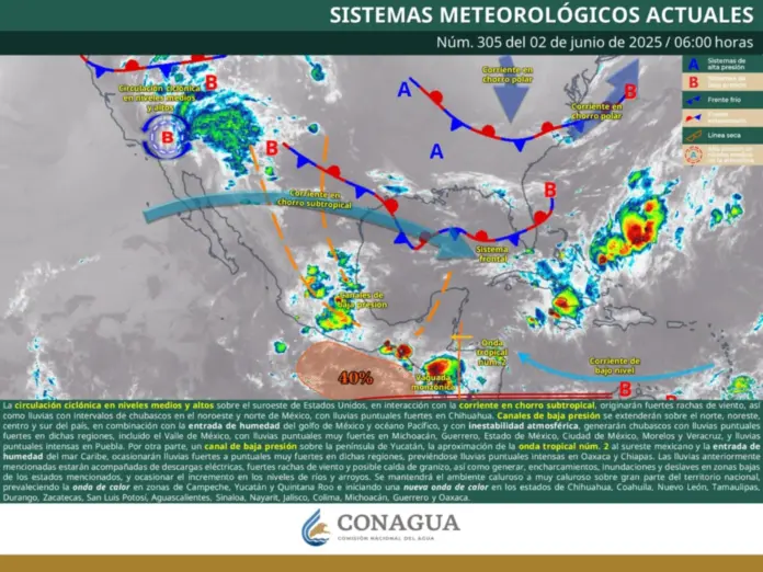 Se pronostican lluvias puntuales fuertes en Michoacán