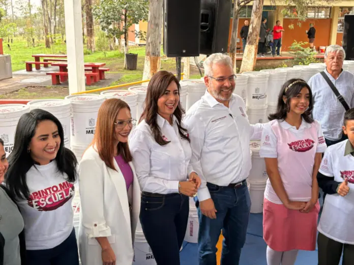 Arranca formalmente el programa pinto mi escuela en la secundaria 16 de Mayo