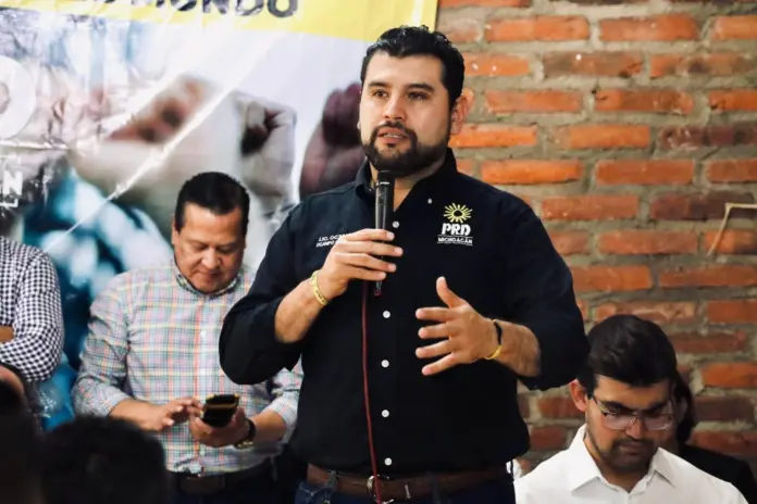 dirigente estatal del PRD, Octavio Ocampo Córdova
