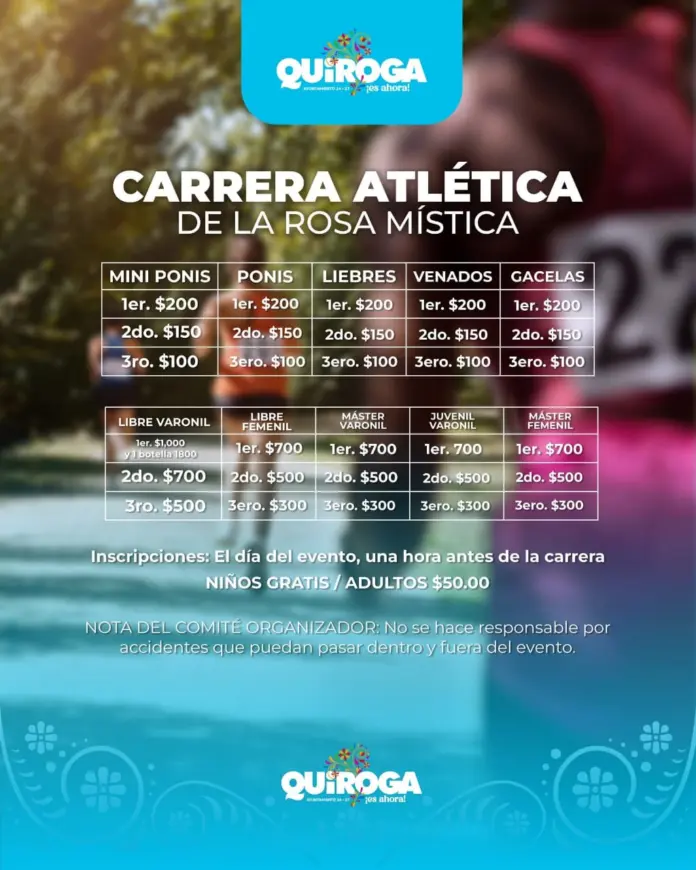 Invita Alma Mireya González a la Carrera Atlética de la Rosa Mística