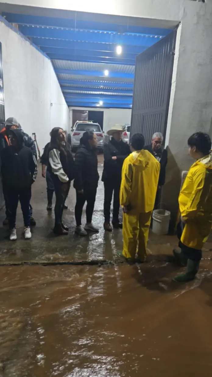 Gobierno Municipal de Morelos activa protocolos de emergencia tras tromba