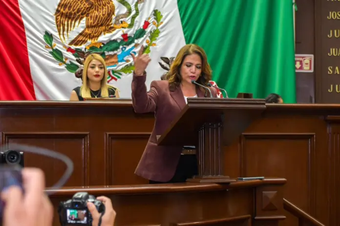 Presidenta de la Junta de Coordinación Política (Jucopo), Fabiola Alanís Sámano