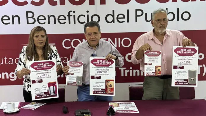 José Luis Cruz Lucatero presenta paquetes de apoyos sociales dirgidos al Distrito 02