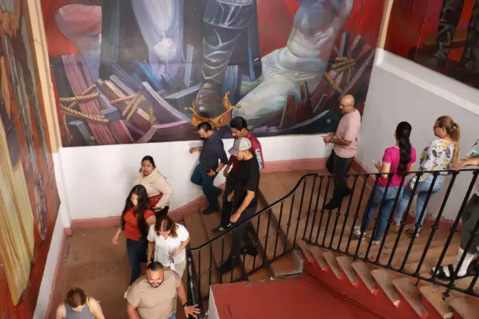 Ayuntamiento de Apatzingán participó en el Simulacro
