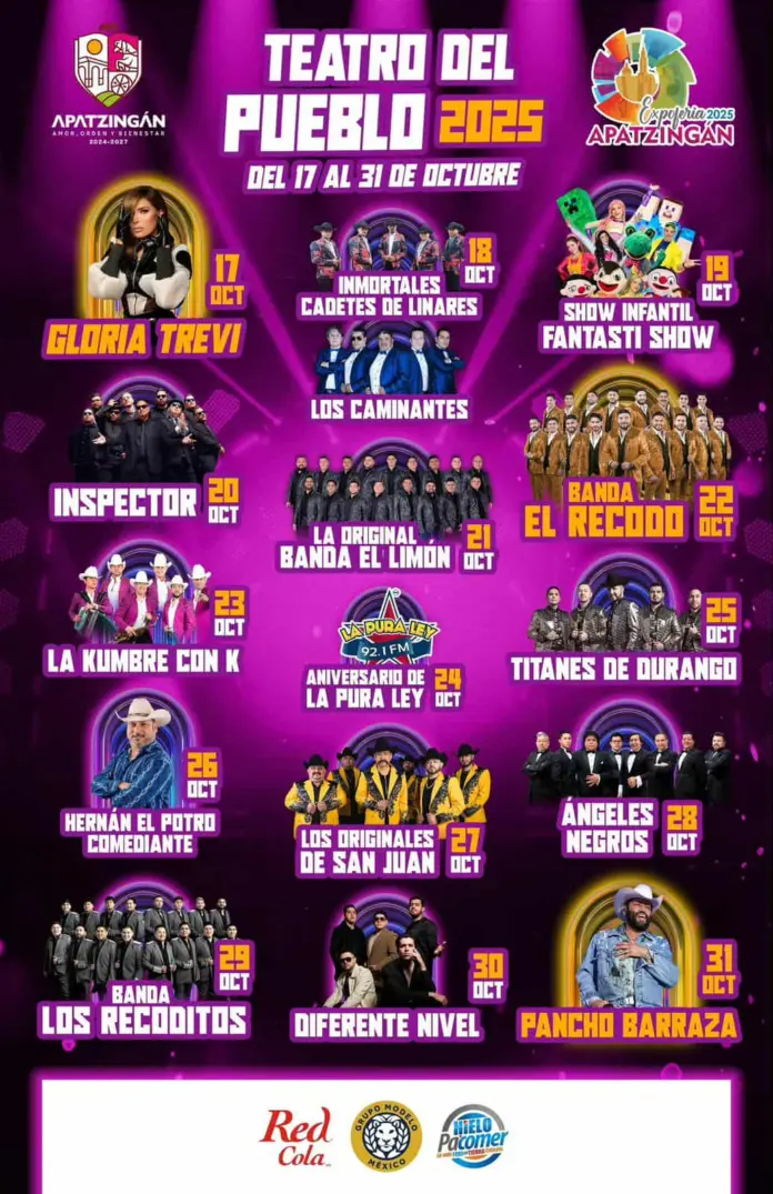 Apatzingán se llenará de emociones y sabor en la Expo Feria del 17 al 31 de octubre