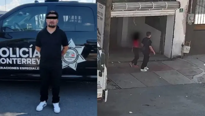#Video: Detienen a sujeto por secuestrar a una niña de 10 años en Monterrey