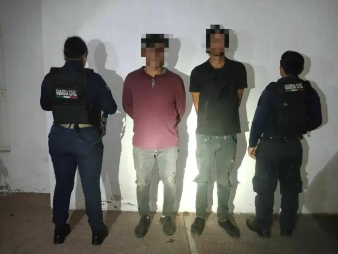 SSP detiene a 2 en portación de arma de fuego, en Operación Apatzingán