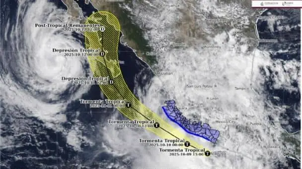 Michoacán en alerta por tormenta tropical Raymond Michoacán en alerta por tormenta tropical Raymond