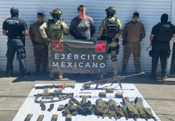 Detenidos 3 civiles armados con fusiles y granadas en Zinapécuaro: SSP